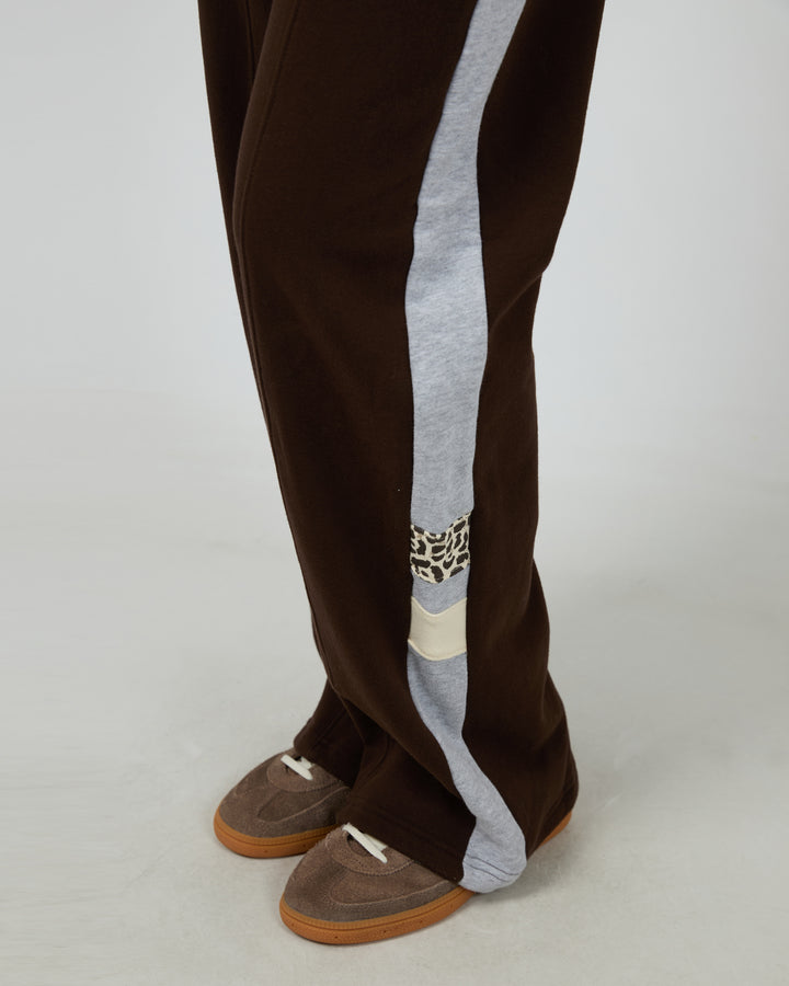 Athletica Panel Track Pant Brown