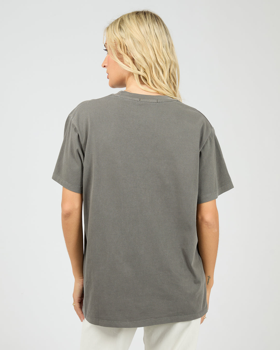 Palermo Relaxed Tee Charcoal