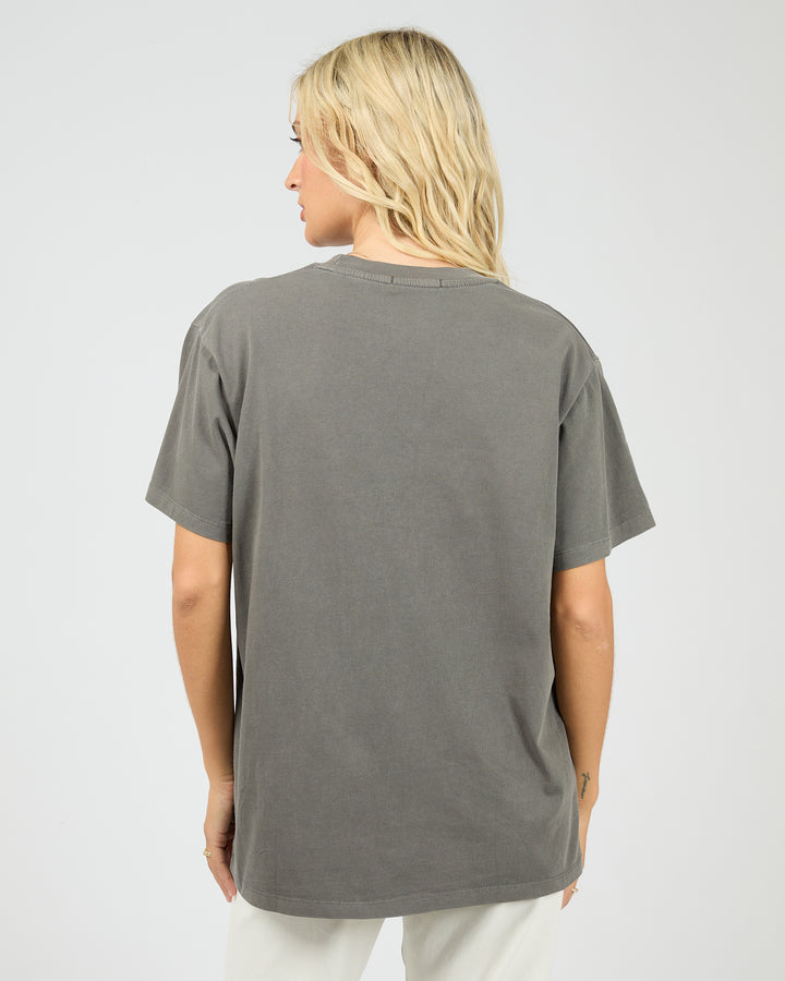 Palermo Relaxed Tee Charcoal
