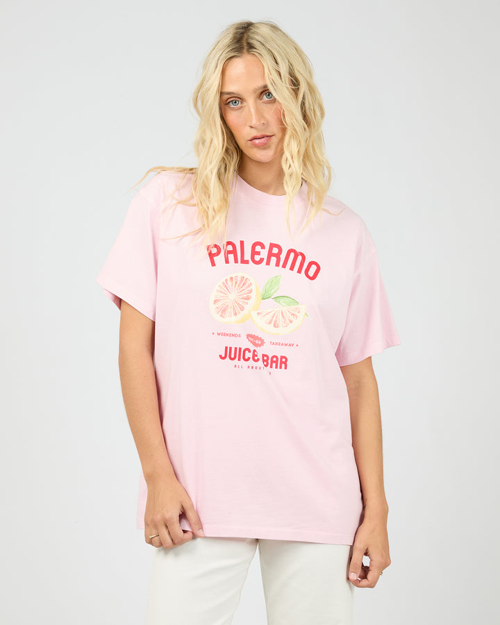 Palermo Relaxed Tee Light Pink