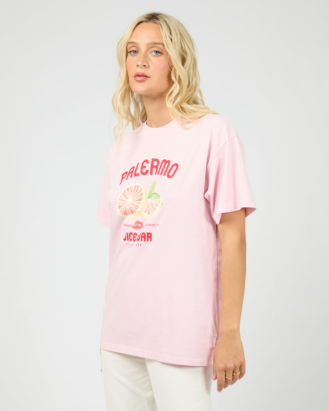 Palermo Relaxed Tee Light Pink