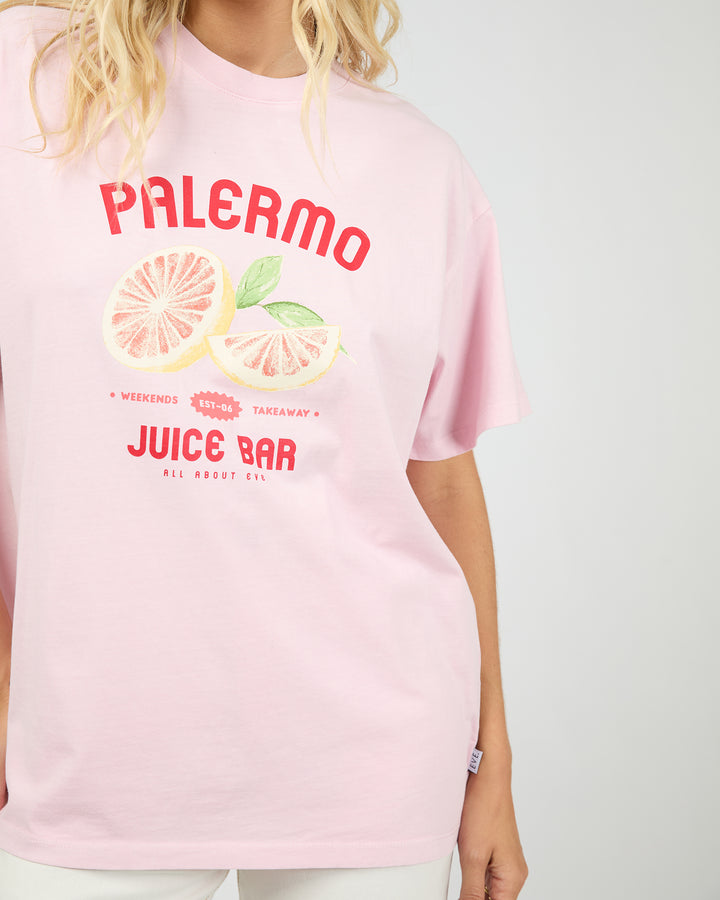 Palermo Relaxed Tee Light Pink