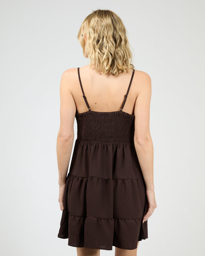 Cabana Mini Dress Brown