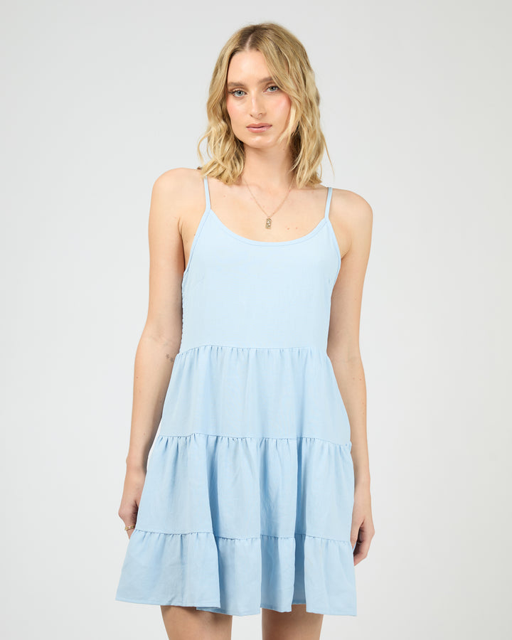 Cabana Mini Dress Light Blue