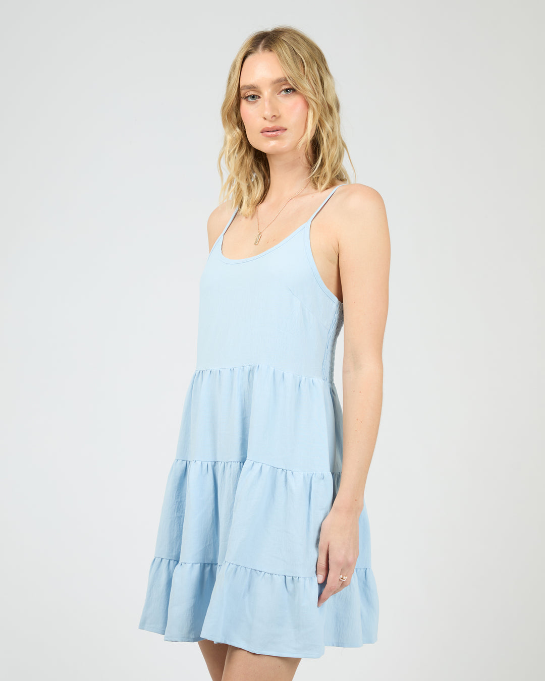 Cabana Mini Dress Light Blue