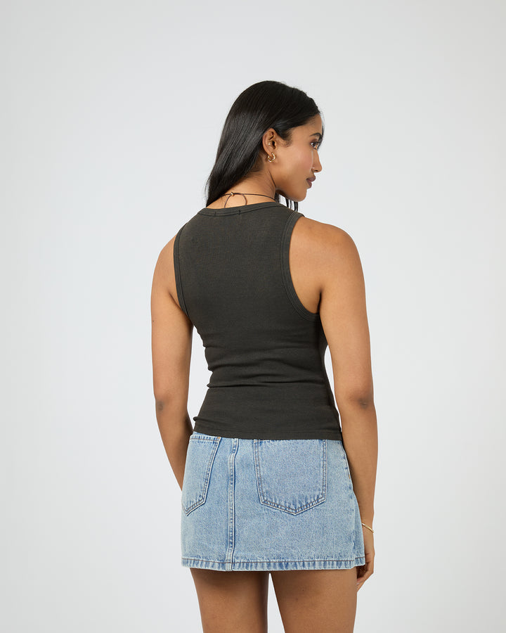 Desert Flower Tank Black