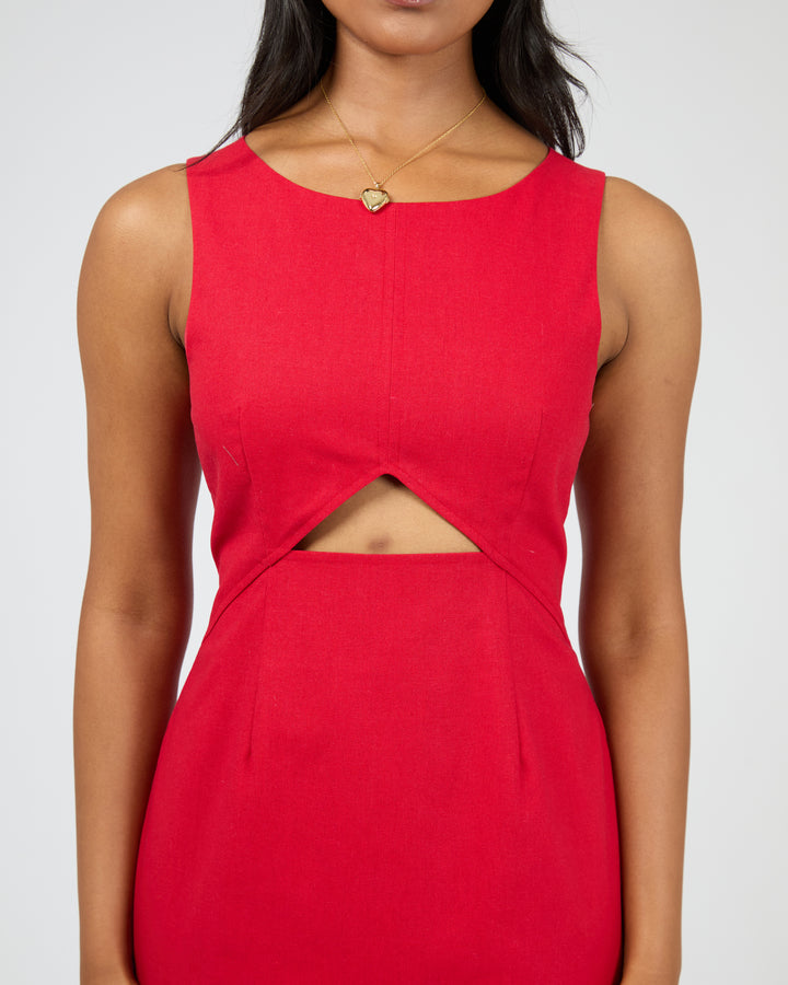Mavis Mini Dress Red