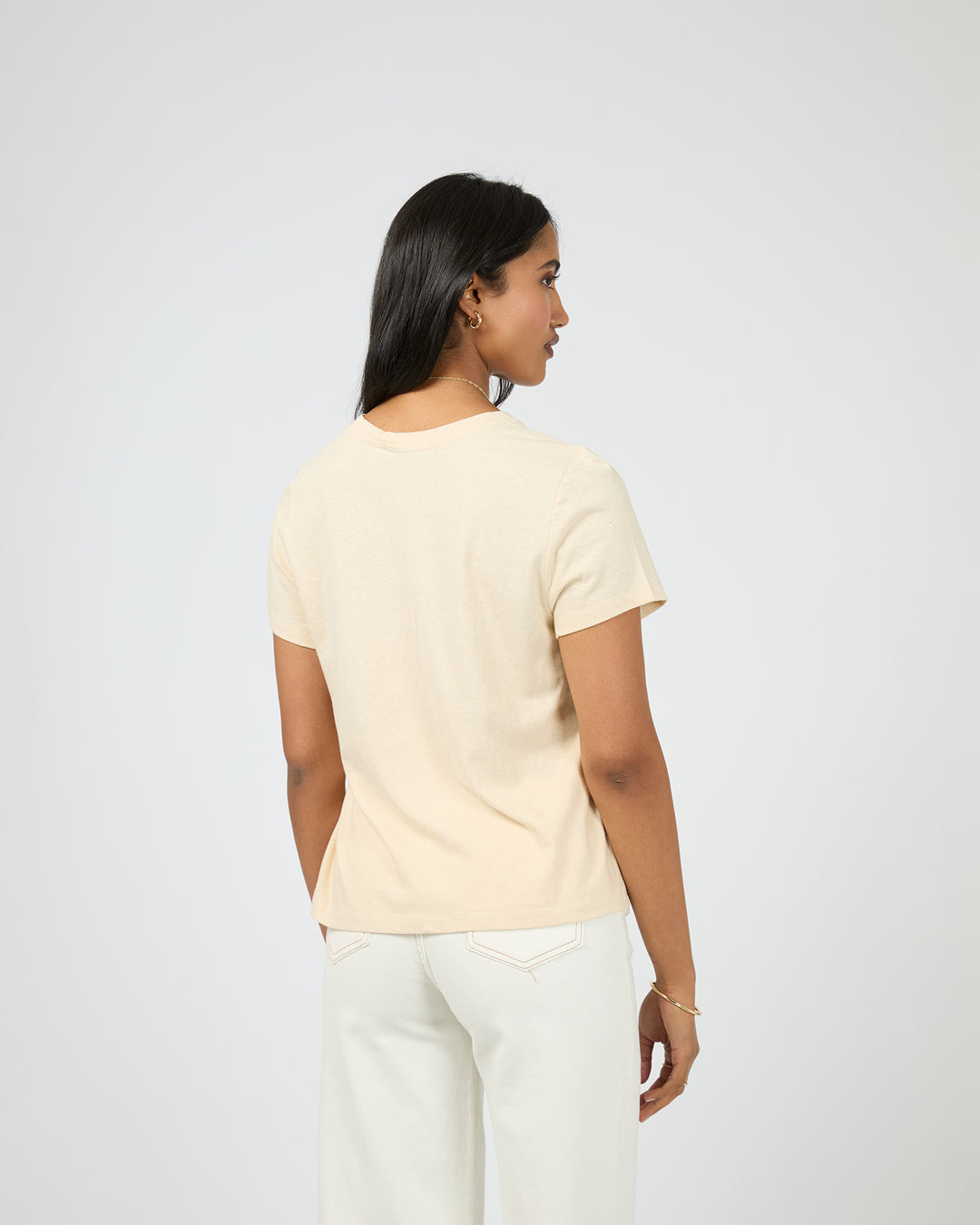 Bobbi Regular Tee Vanilla