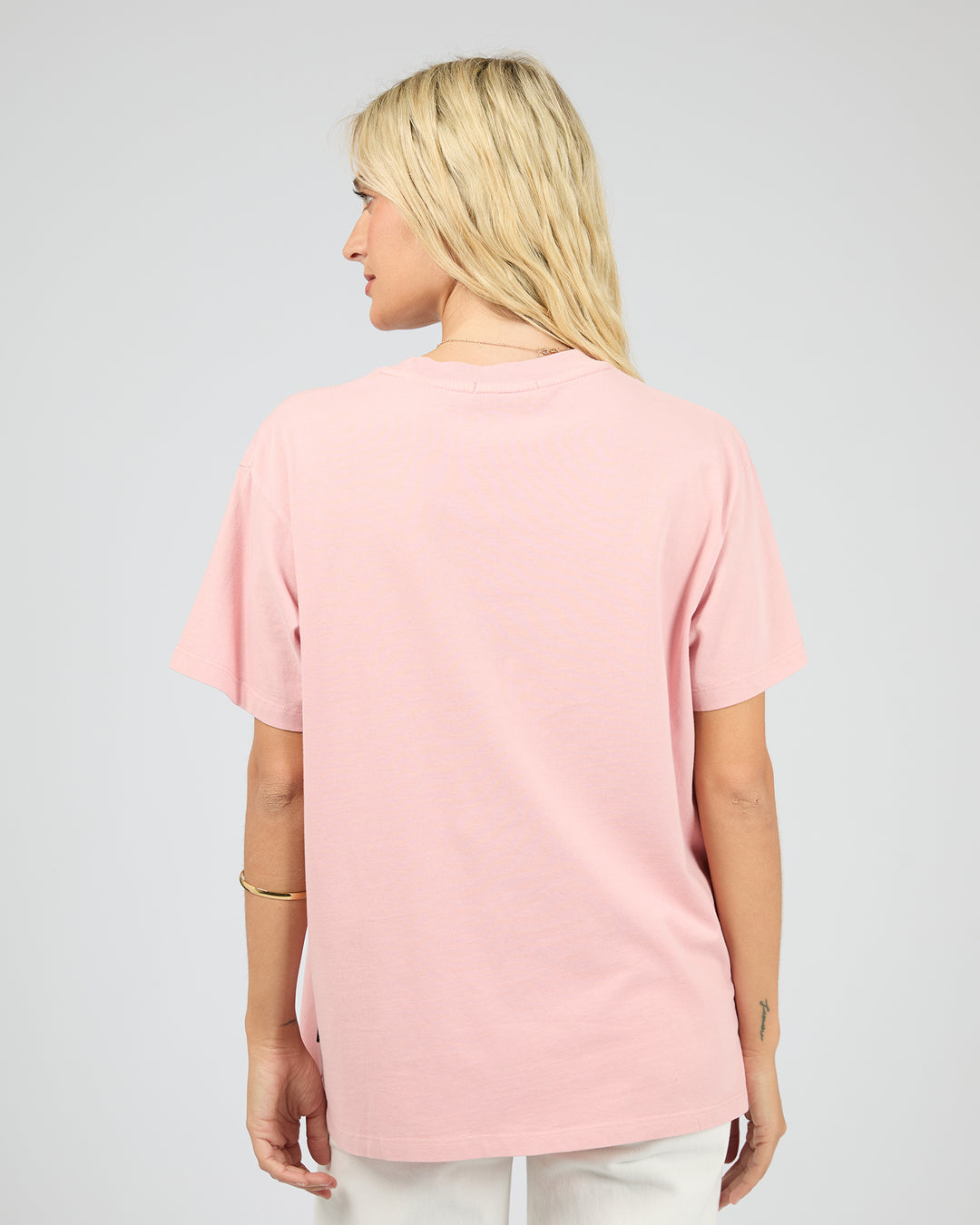 Wild Cherry Relaxed Tee Pale Pink