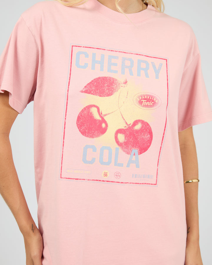 Wild Cherry Relaxed Tee Pale Pink