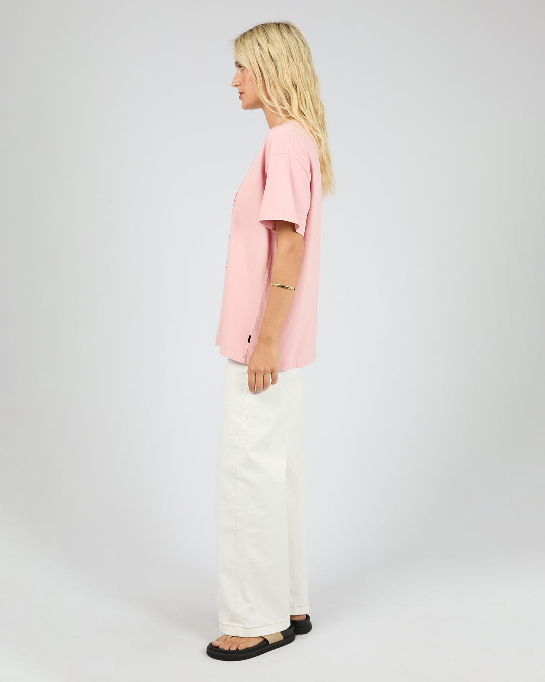 Wild Cherry Relaxed Tee Pale Pink