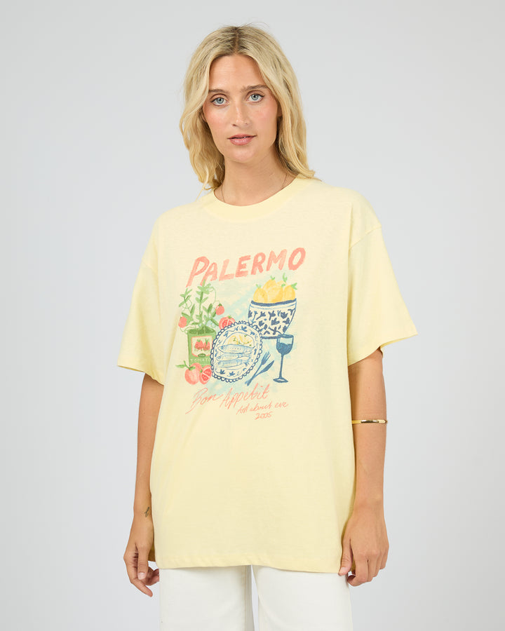 Palermo Relaxed Tee Yellow