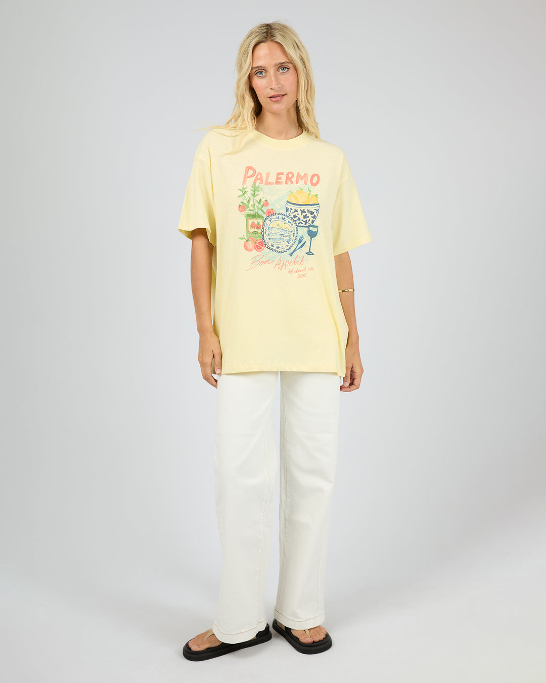 Palermo Relaxed Tee Yellow