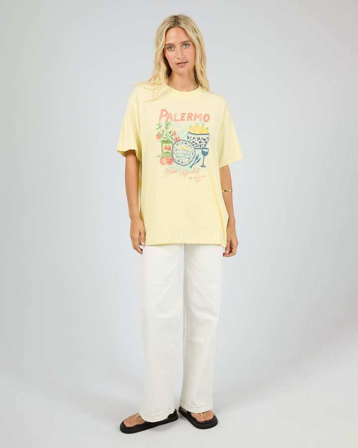 Palermo Relaxed Tee Yellow