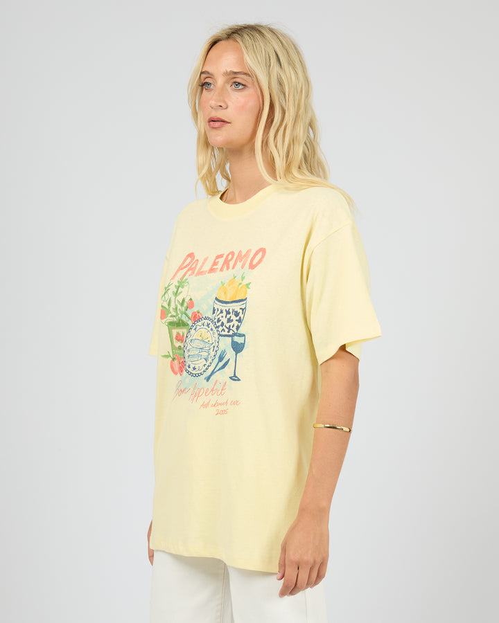 Palermo Relaxed Tee Yellow