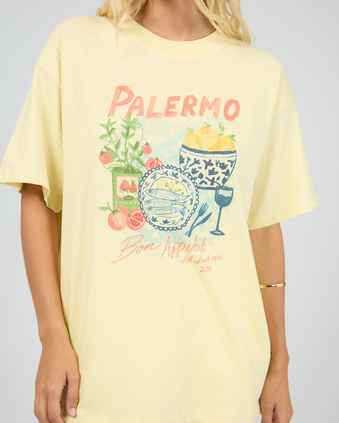 Palermo Relaxed Tee Yellow