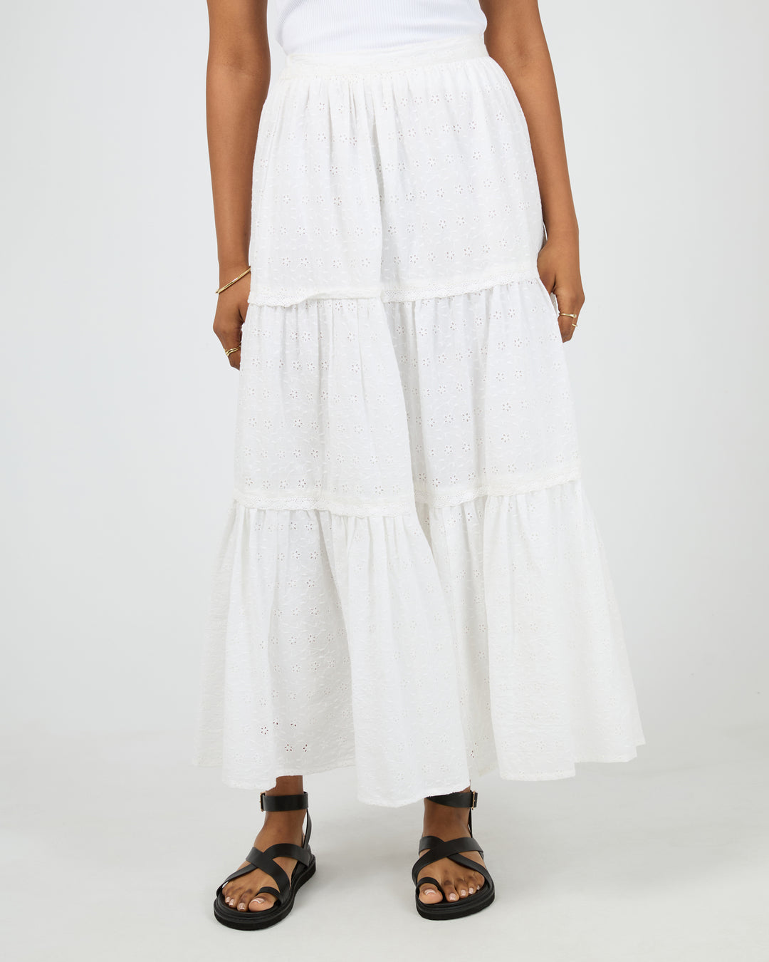 Winslet Maxi Skirt White