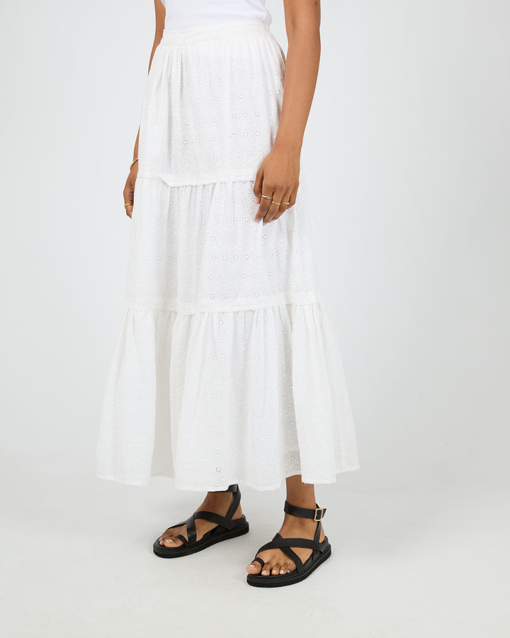 Winslet Maxi Skirt White