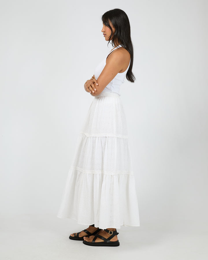 Winslet Maxi Skirt White