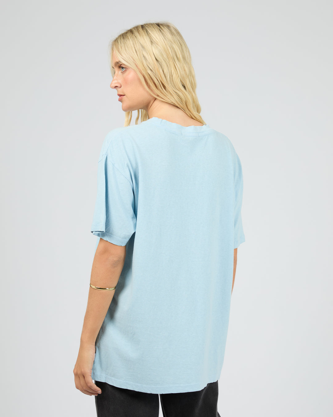 Sand And Sea Relaxed Tee Sky Blue