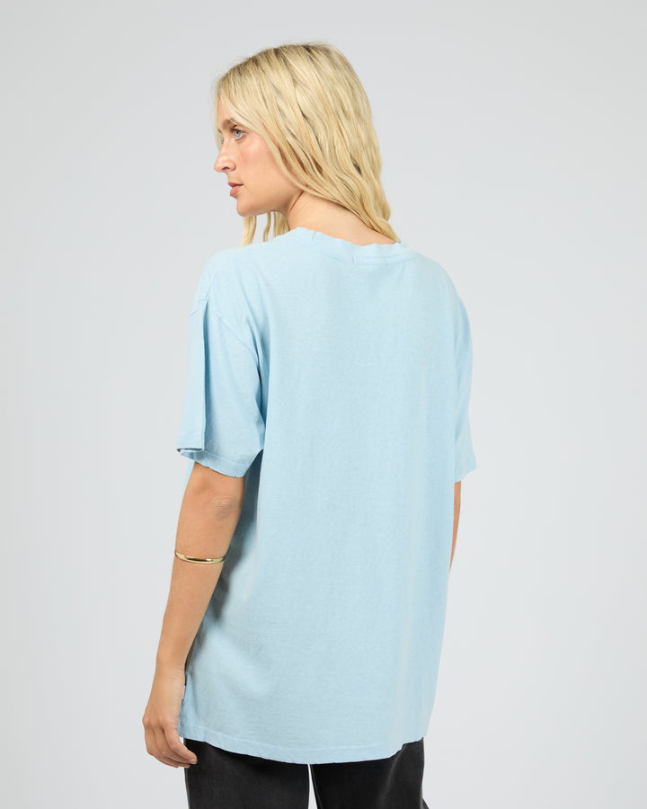 Sand And Sea Relaxed Tee Sky Blue