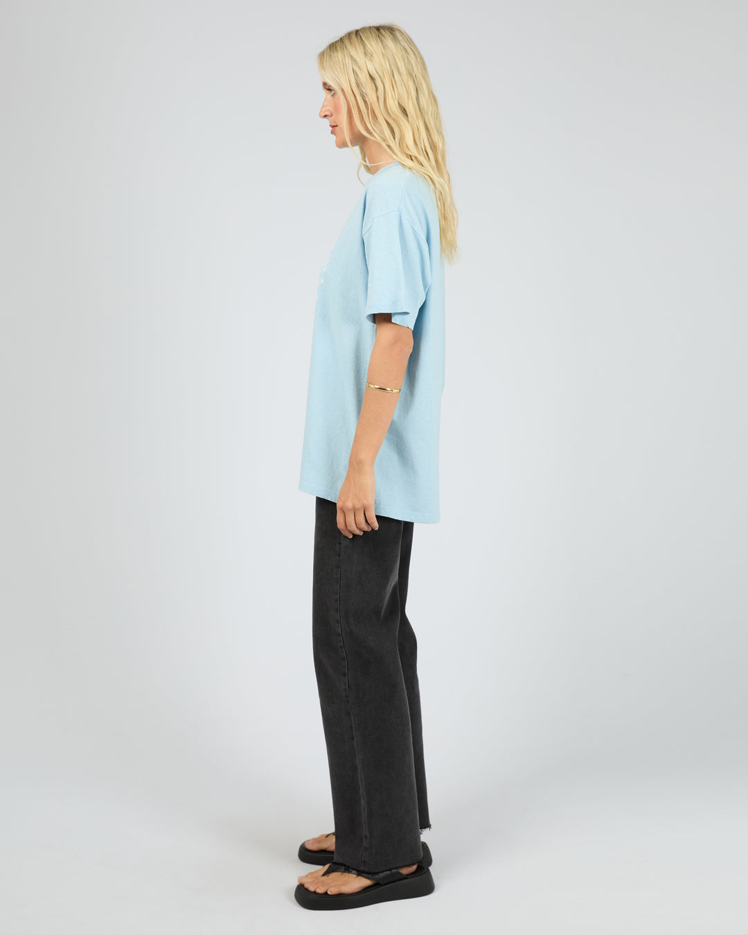 Sand And Sea Relaxed Tee Sky Blue