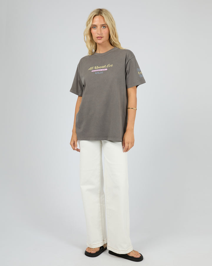 Vacation Relaxed Tee Charcoal