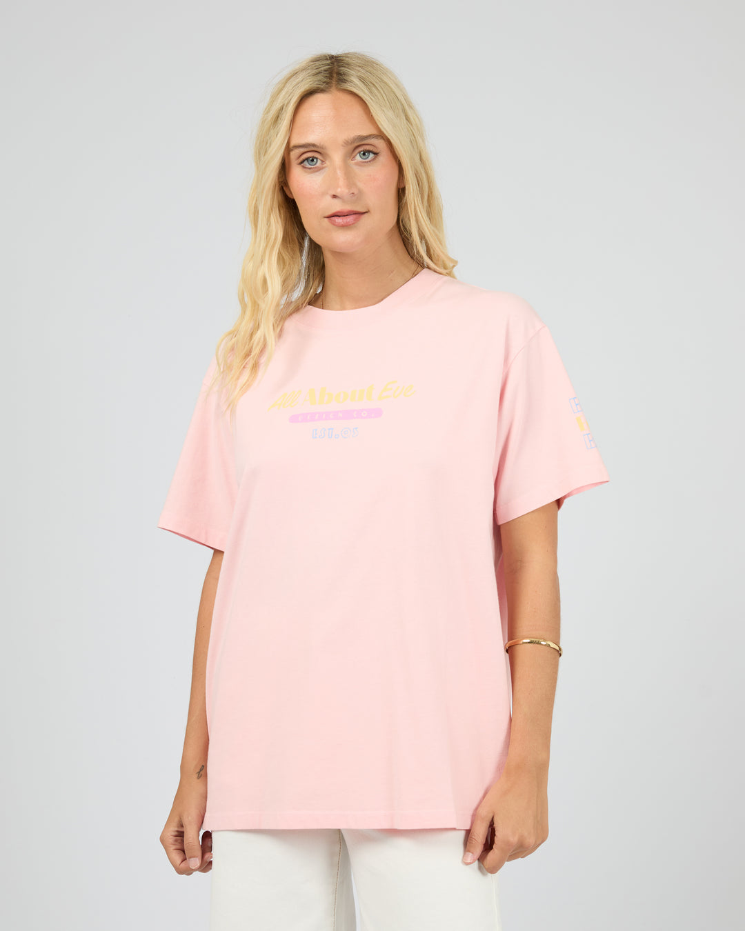 Vacation Relaxed Tee Pink