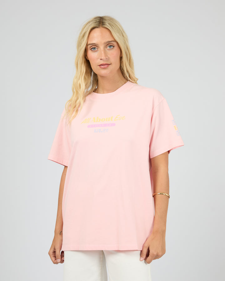 Vacation Relaxed Tee Pink
