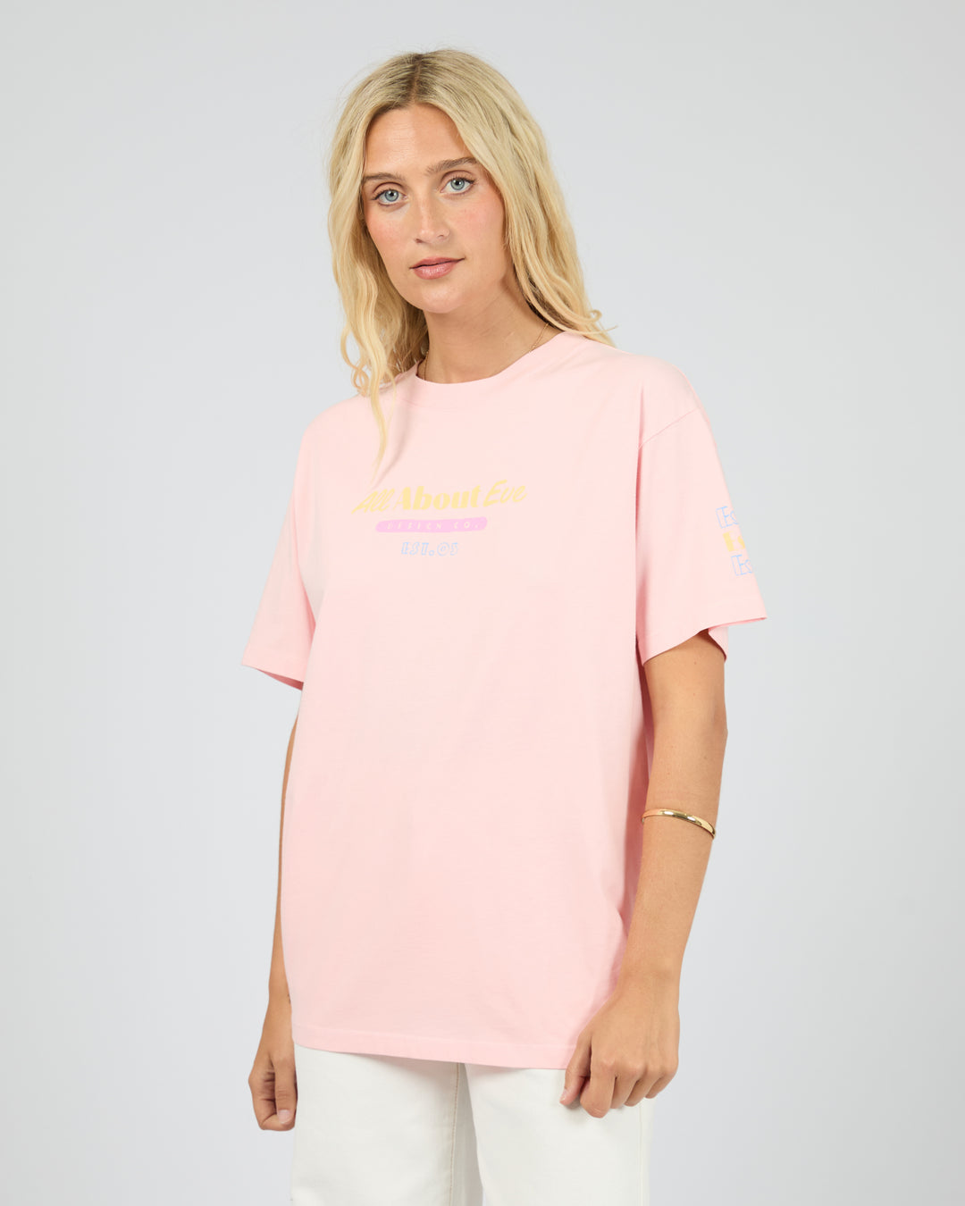 Vacation Relaxed Tee Pink
