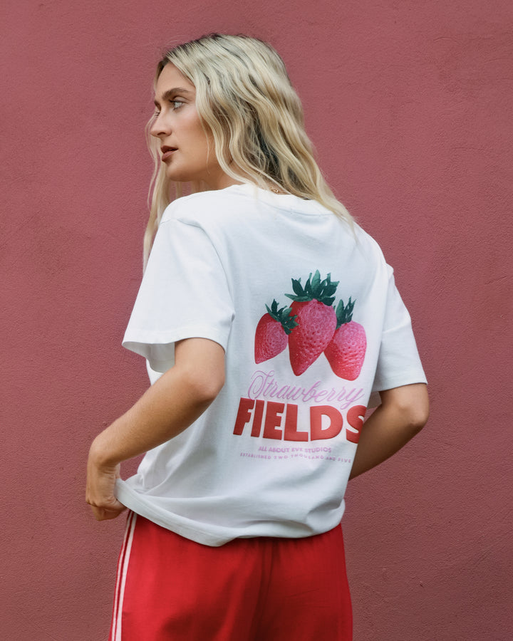 Throwback Relaxed Tee Vintage White