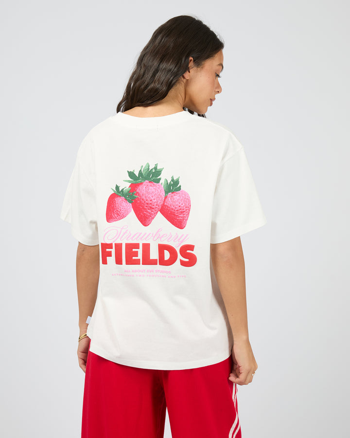 Throwback Relaxed Tee Vintage White