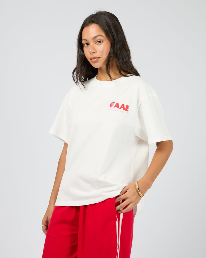 Throwback Relaxed Tee Vintage White