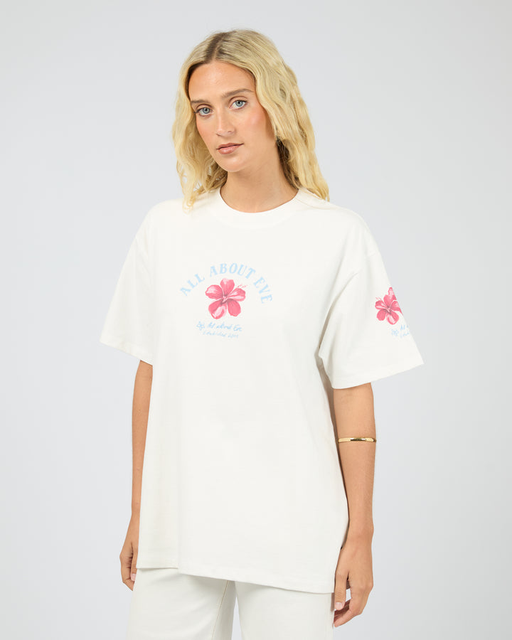 Bonnie Relaxed Tee Vintage White