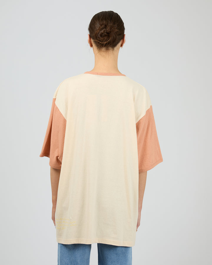 Postcards Oversized Tee Vanilla
