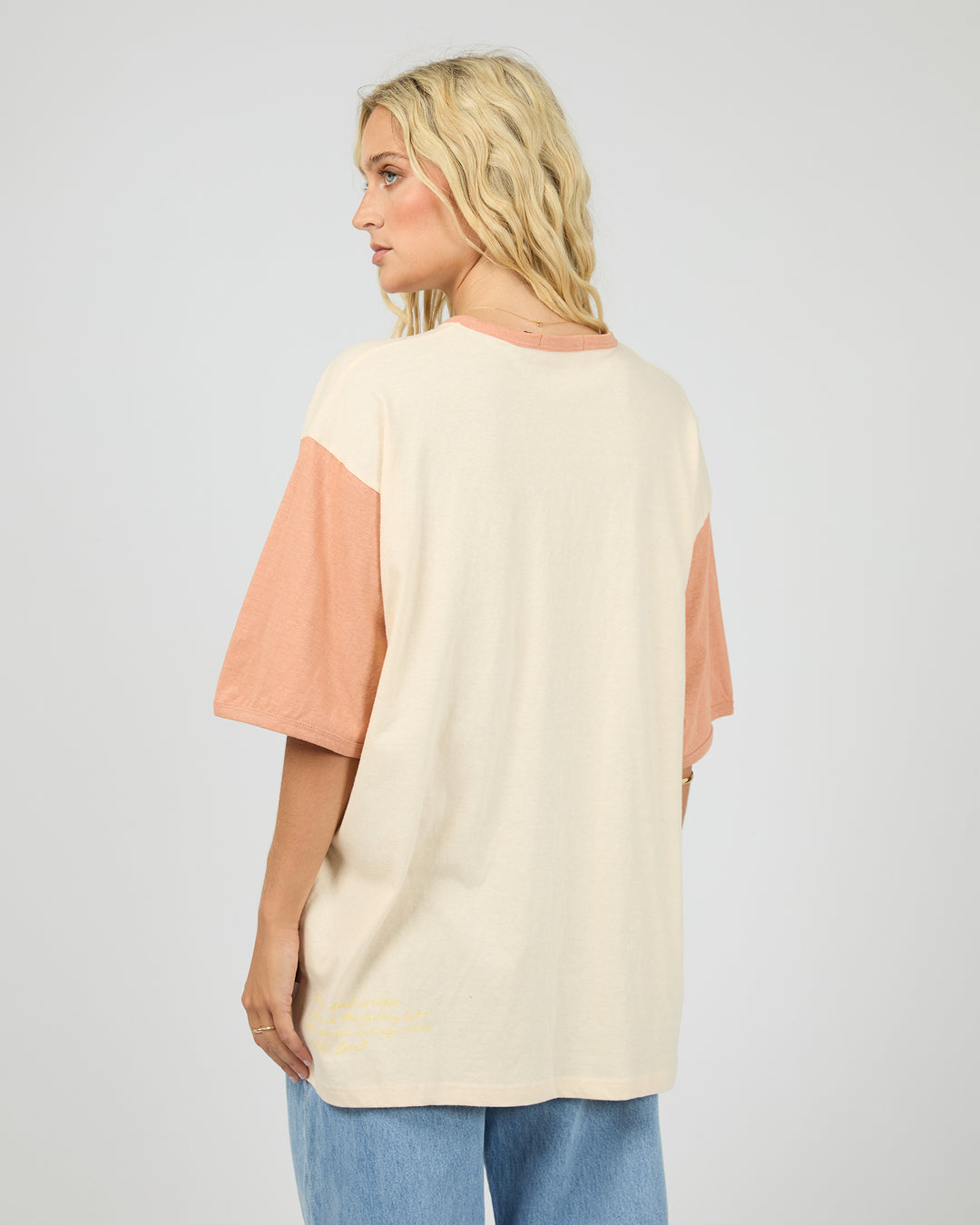 Postcards Oversized Tee Vanilla