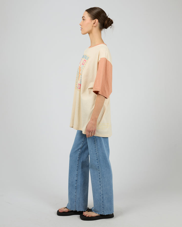 Postcards Oversized Tee Vanilla