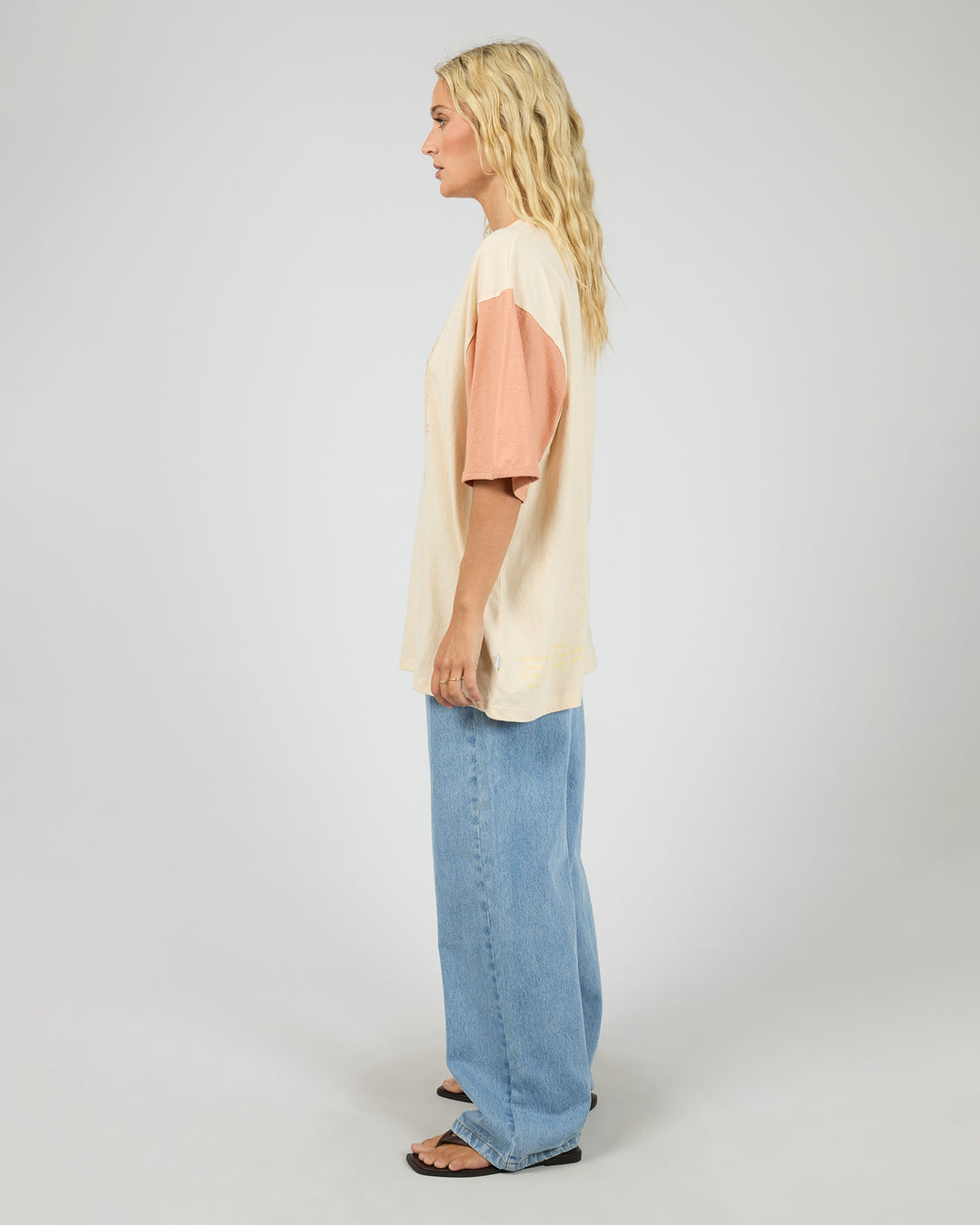 Postcards Oversized Tee Vanilla