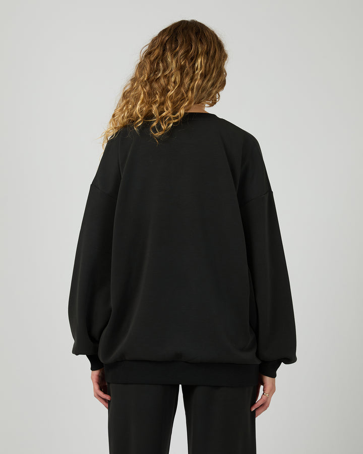 Luxe Active Box Crew Black