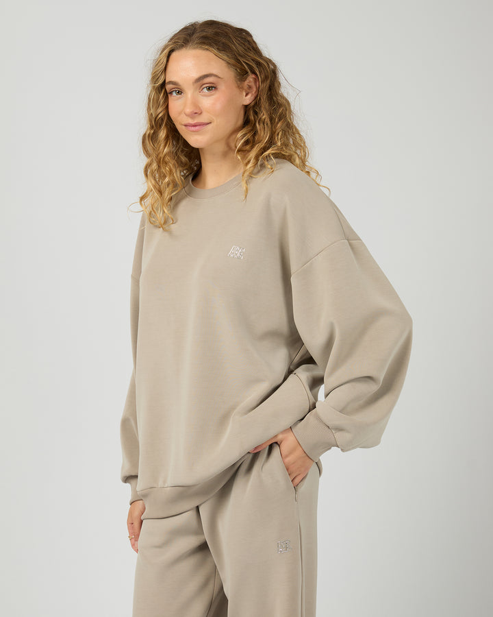 Luxe Active Box Crew Stone