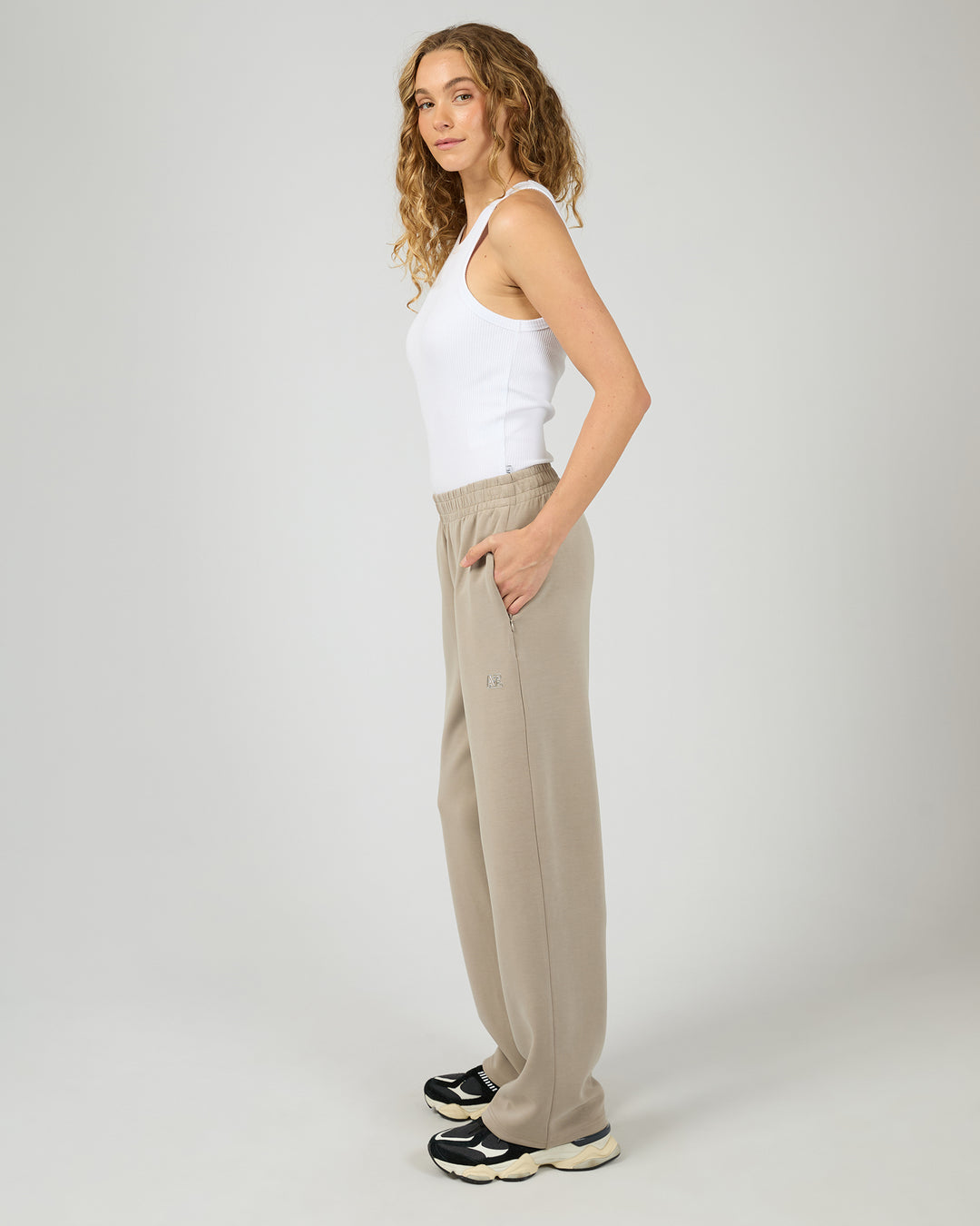 Luxe Active Pant Stone