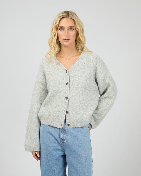 ジャケット・アウター ANDMARY Mary knit cowichan gray ANDMARY】Mary