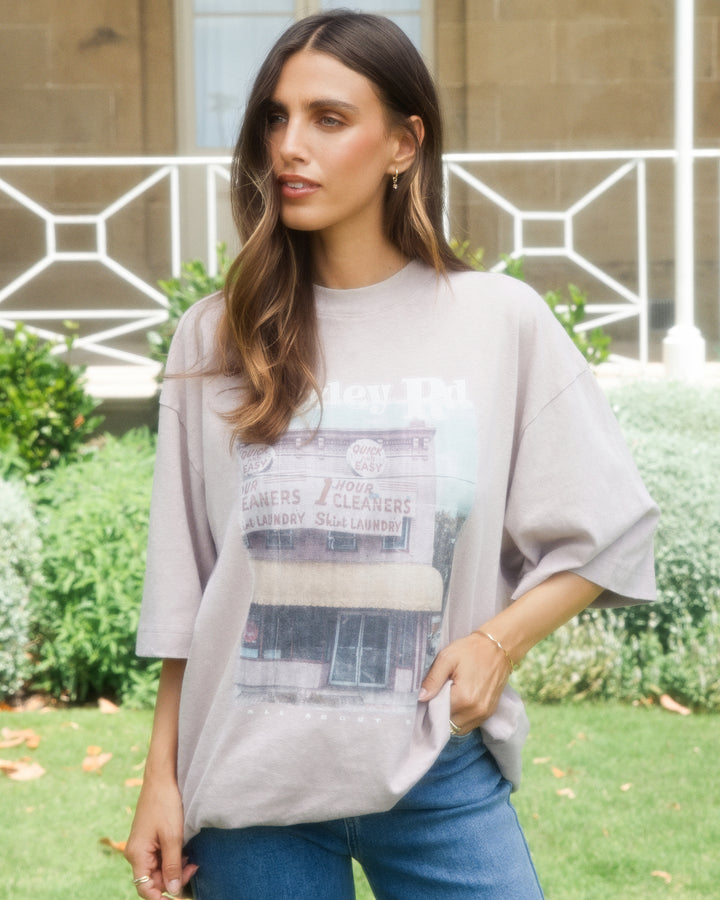 Fields Oversized Tee Fawn