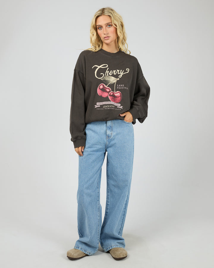 Pippa Box Crew Washed Black