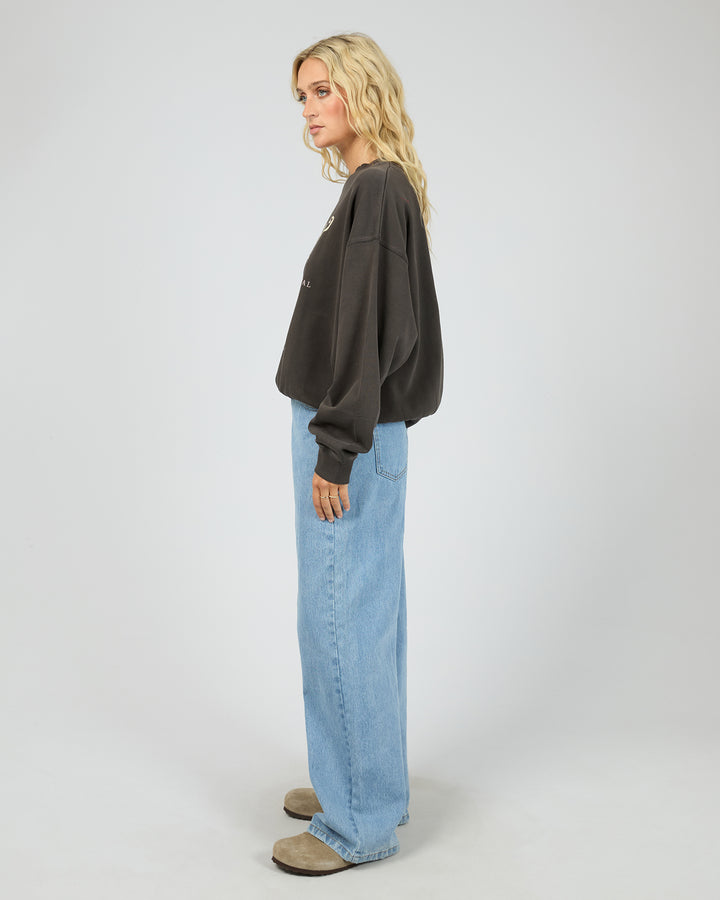 Pippa Box Crew Washed Black