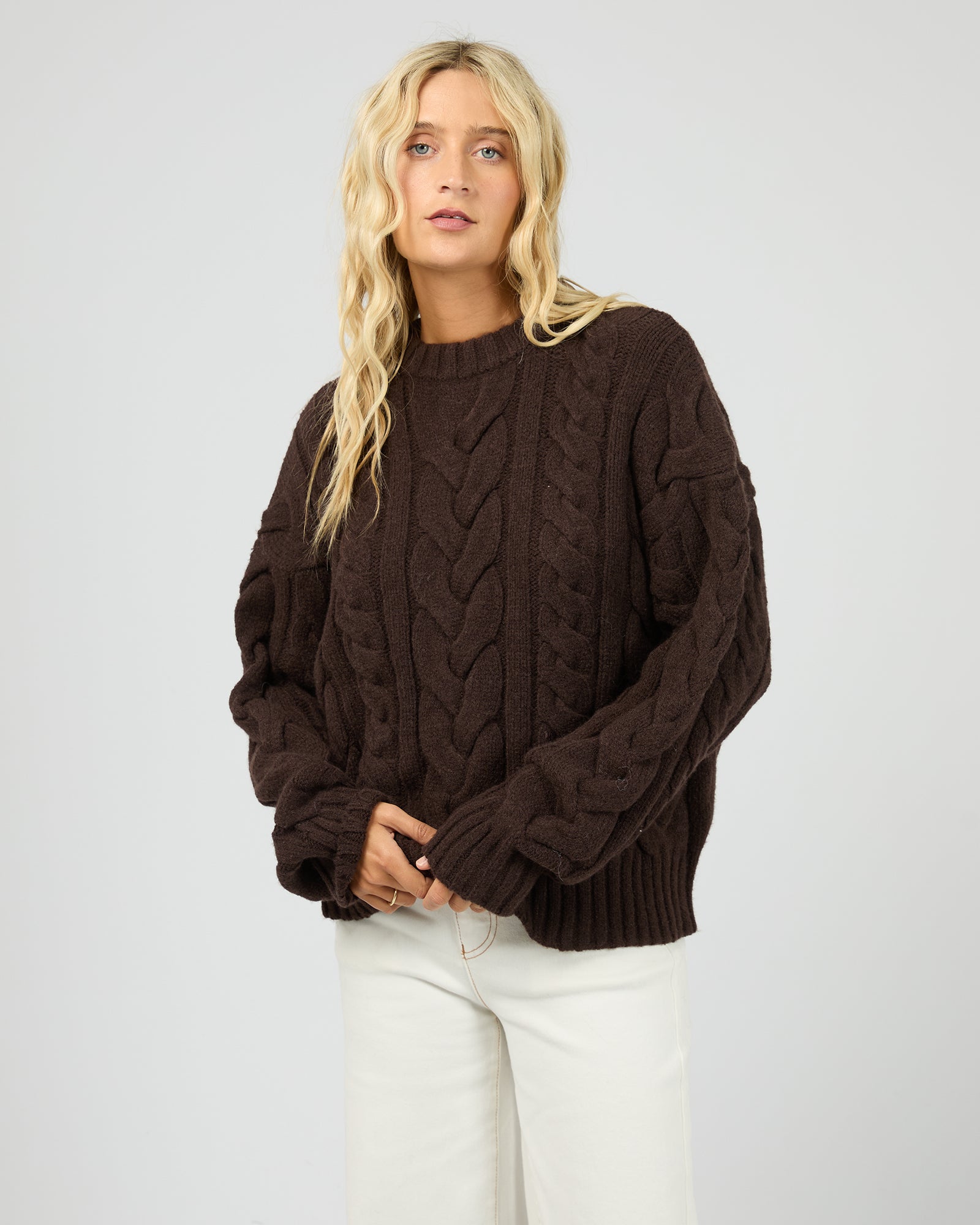 IRENE Merino Wool Glove Knit ニットブラウン 36 IMOGEN KNIT - BRUN – SISTERHOOD