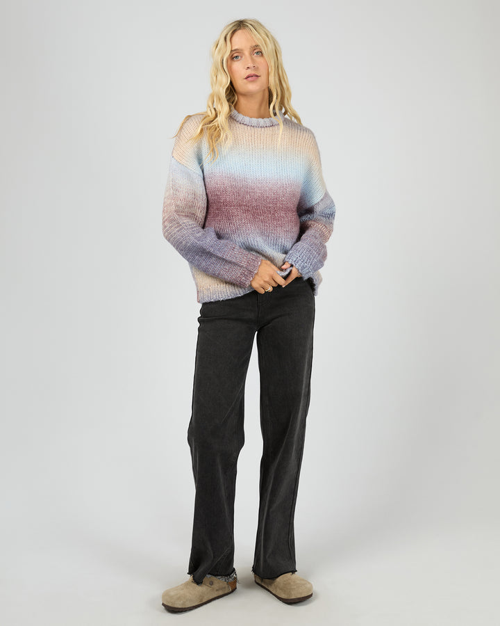 Fray Knit Jumper Multicoloured