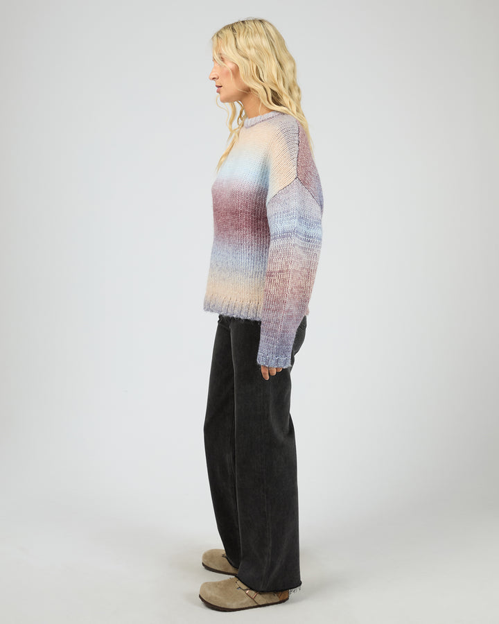 Fray Knit Jumper Multicoloured