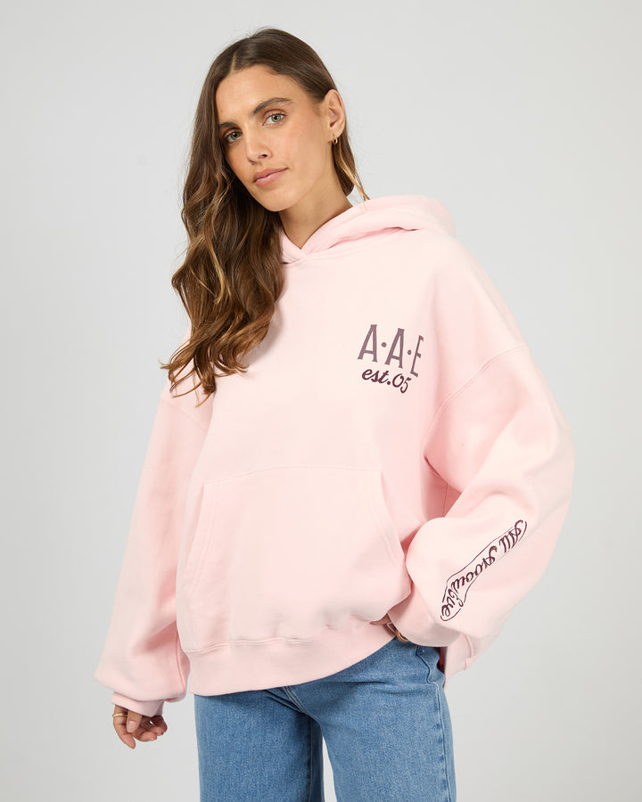 Cafe Box Hoodie Pale Pink