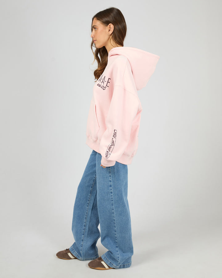 Cafe Box Hoodie Pale Pink